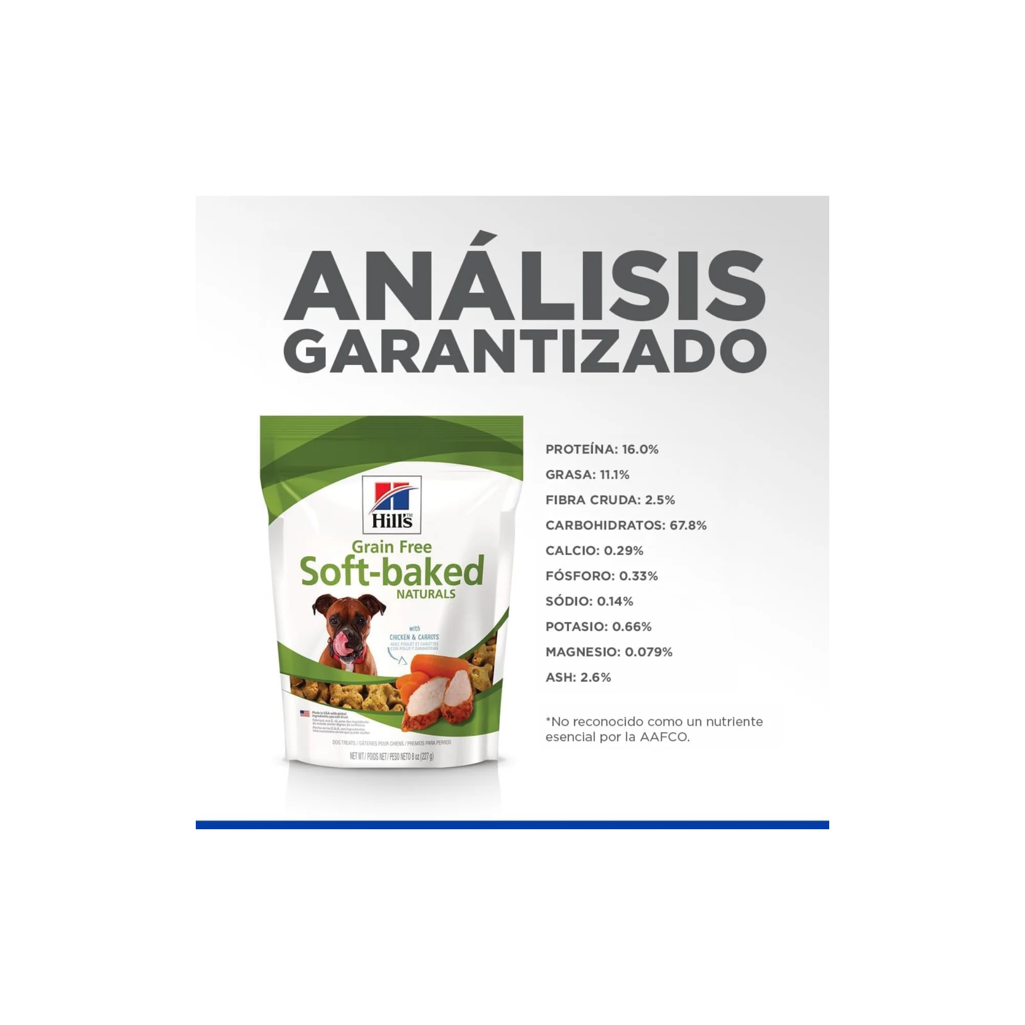 1 Premio Hill's Canine Grain Free Soft-Baked Naturals, Premios Naturales Sin Granos, Horneados Suavemente con Pollo y Zanahorias 227 g - Imagen 4